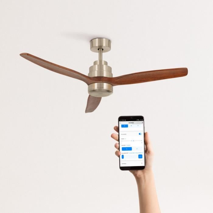 Ventilateur de plafond - Create - WIND STYLANCE - Silencieux - 40W - Bois - Create