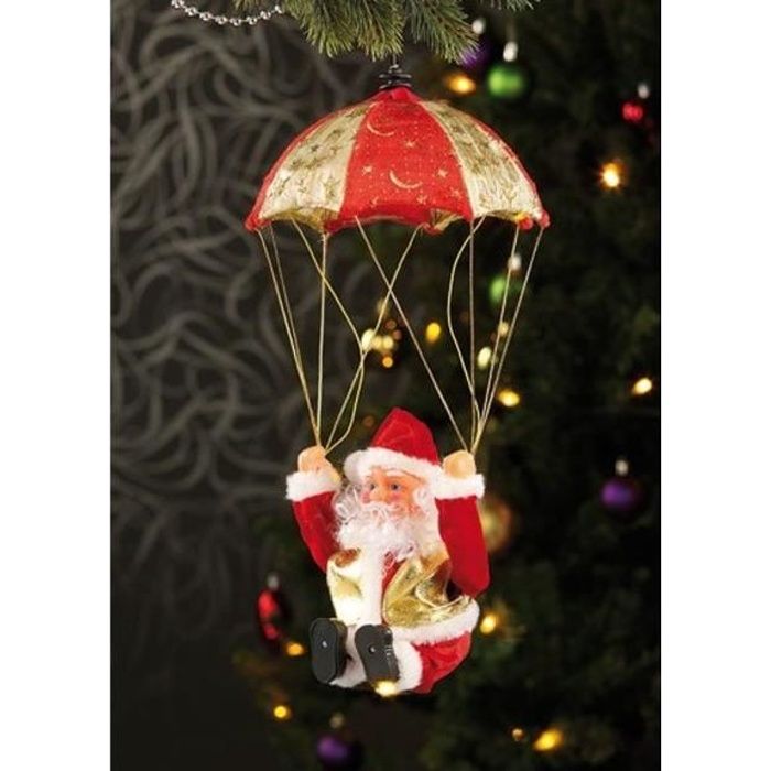 Père Noël en parachute ''Santa Sky'' Cdiscount Maison