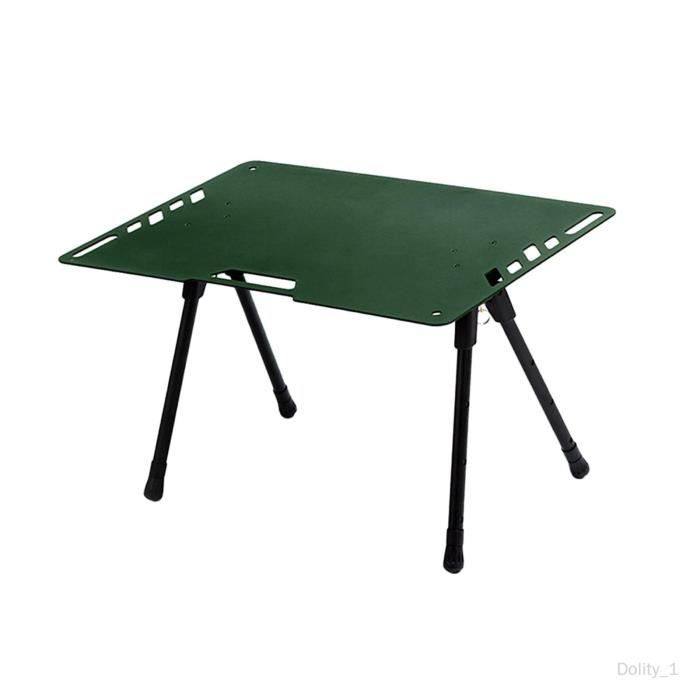 Table Pliante De Camping ACT – 43x45x50 Cm, Blanche, Ultra Légère Et Compacte