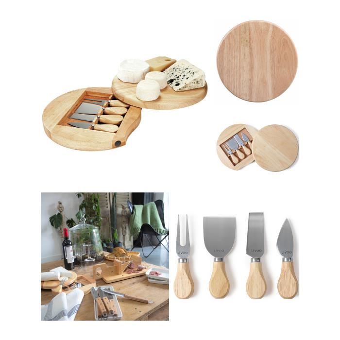Maverton Plateau à Fromage En Bois - Cadeau Personnalisé - 25