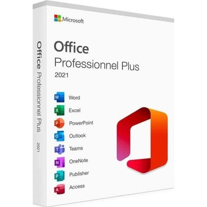 Office Professionnel 2021 Clé dactivation à vie Produit légal pour Mac & windows 10/11 livraison par email