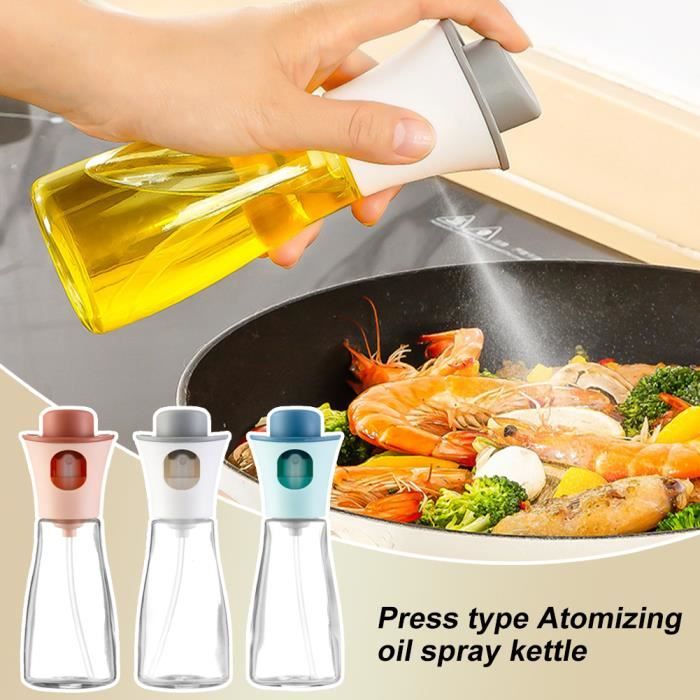 Spray Pulvérisateur Huile 300ml - Bouteille Vaporisateur Cuisine Sans BPA - Pour Salade, Barbecue, Viande - Brume Fine