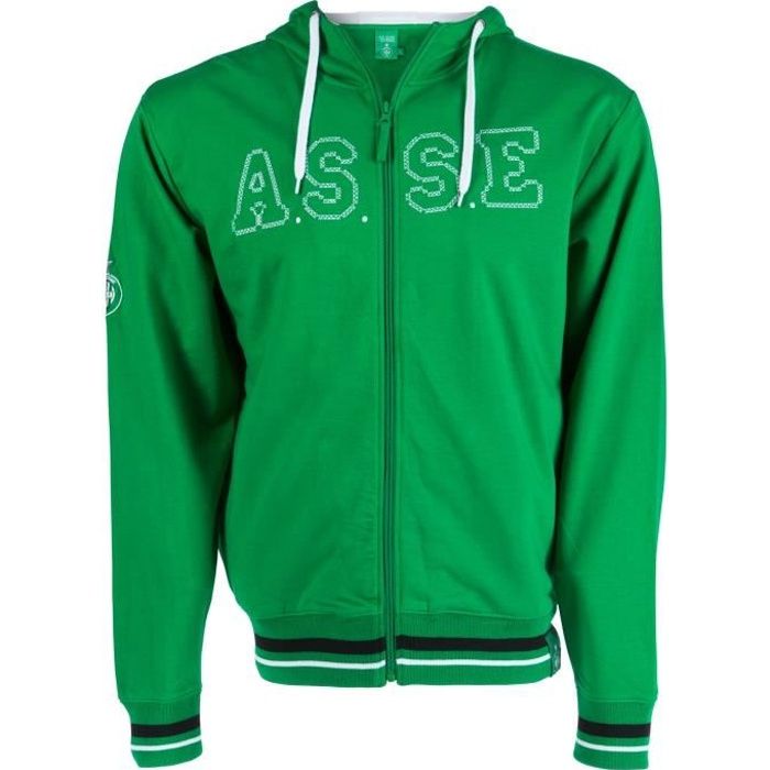 Sweat zippé - ASSE - Collection officielle - Taille enfant garçon - Football