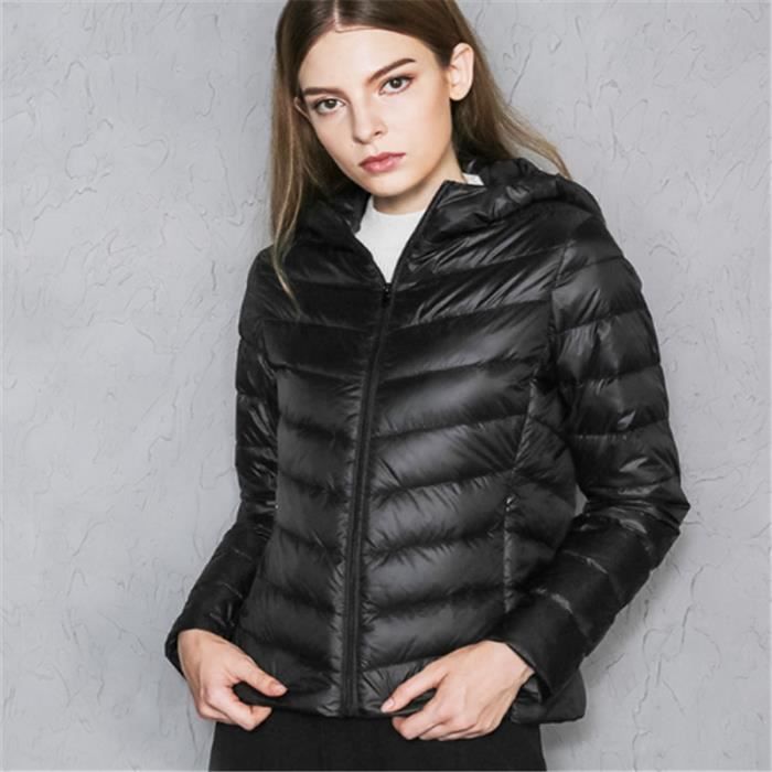 doudoune noire femme