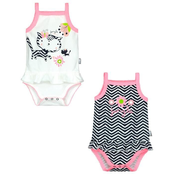 Lot De 2 Bodies A Bretelles Bebe Fille Jungle Flowers Couleur Gris Taille 9 Mois 74 Cm Multicolor Cdiscount Pret A Porter Lot De 2 Bodies A Bretelles Bebe Fille Jungle Flowers Couleur Gris Taille 9 Mois 74 Cm Multicolor Cdiscount Pret A Porter