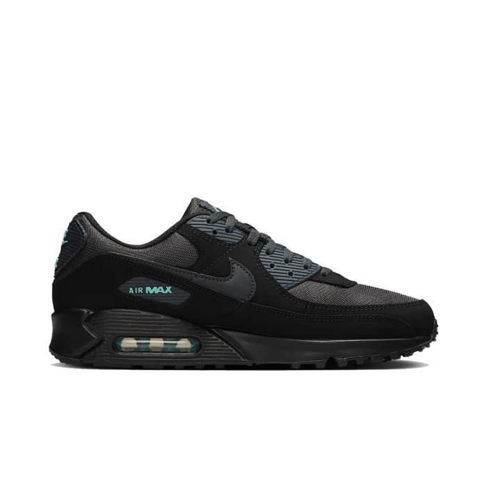 Baskets Nike Air Max 90 Noires et Bleues Noir Cdiscount Chaussures - Main Image