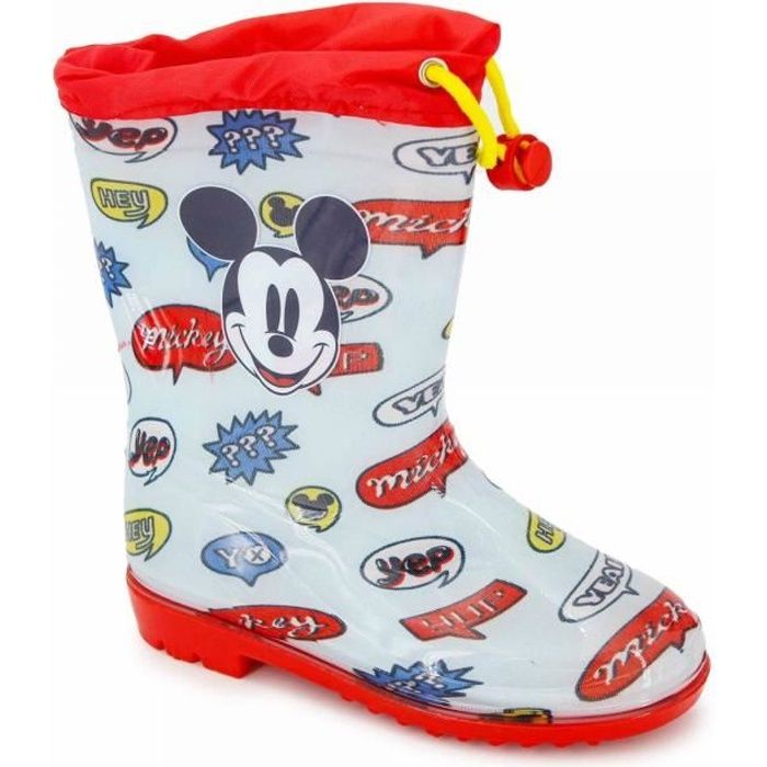 Bottes de pluie Enfant DISNEY Mod le Mickey Tailles 22 30