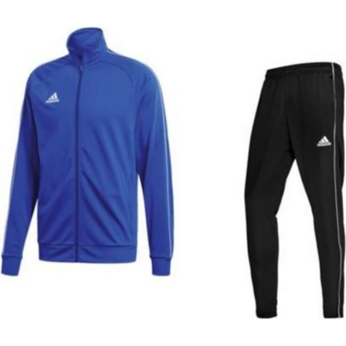 Jogging Homme Adidas Bleu et Noir - Multisport - Manches longues Bleu -  Cdiscount Prêt-à-Porter