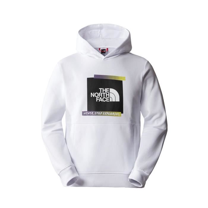 Sweat The North Face Graphic Blanc pour Homme Blanc Cdiscount