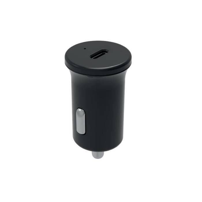 Chargeur voiture PD 20W USB-C noir - MYWAY