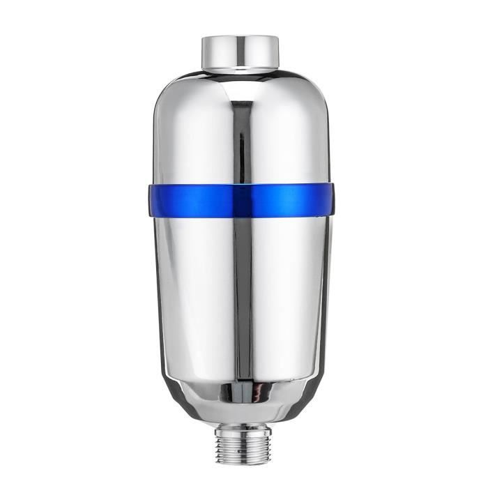 Filtre à eau de purificateur d'eau de bain de douche à 15 niveaux avec  élément filtrant Bleu - Cdiscount Electroménager