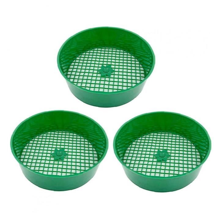 Vert D'énigme De Tamis De Jardin En Plastique Pour L'outil De Jardinage