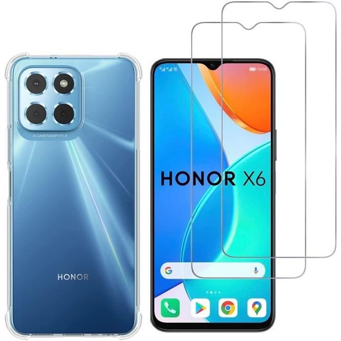 Coque Transparente Antichoc Pour Honor X6B - Protection Renforcée Aux Coins - Coque Fine Et Résistante - Transparente