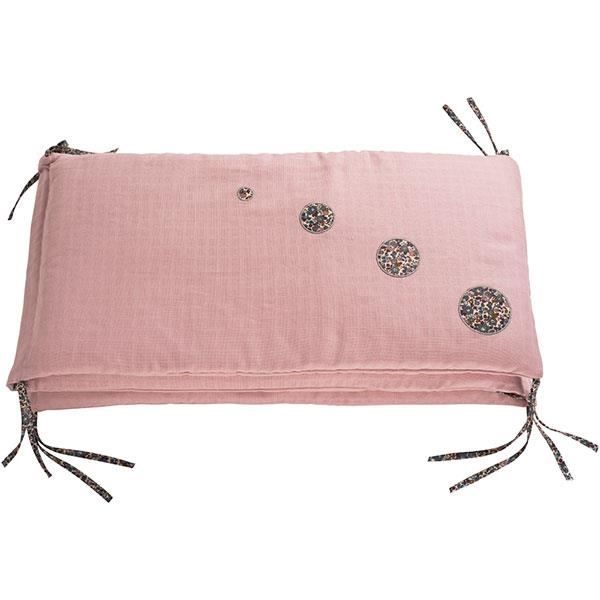 Tour De Lit Fine Vintage Vieux Rose Liberty Gris Cdiscount Puericulture Eveil Bebe Tour De Lit Fine Vintage Vieux Rose Liberty Gris Cdiscount Puericulture Eveil Bebe