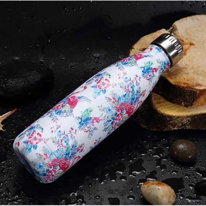 Bouteille Isotherme, 500Ml Bouteille Thermique En Acier Inoxydable, Tasse De Voyage Pour Eau