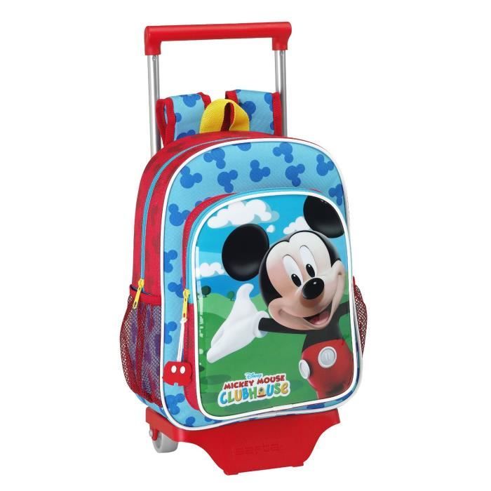cartable mickey a roulette