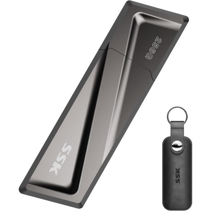256 Go Usb3.2 Gen2 Ssd, Jusqu'À 550 Mo-S En Lecture Et 500 Mo-S En ...