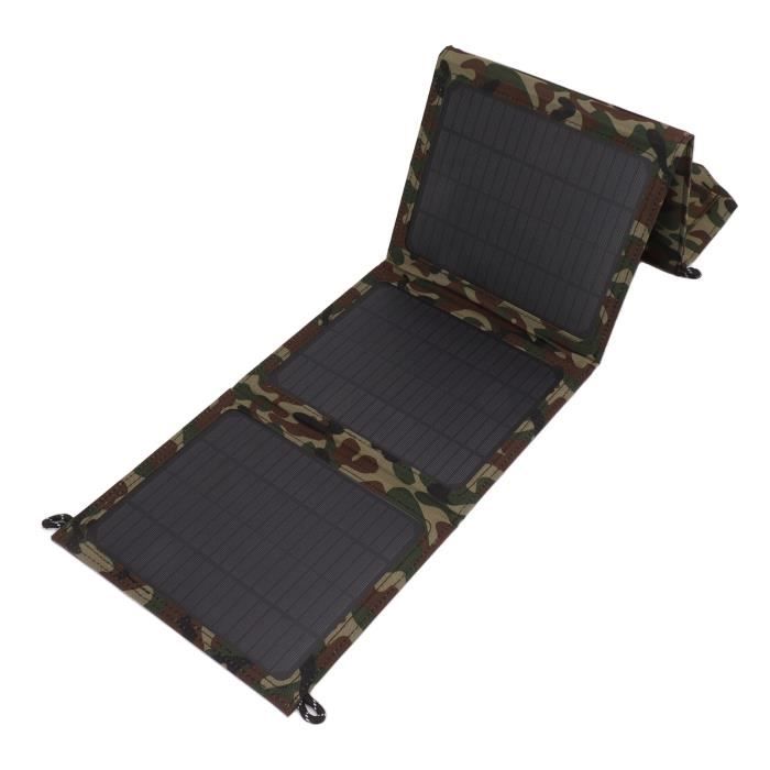 Panneau Solaire Pliable de Survie Camo