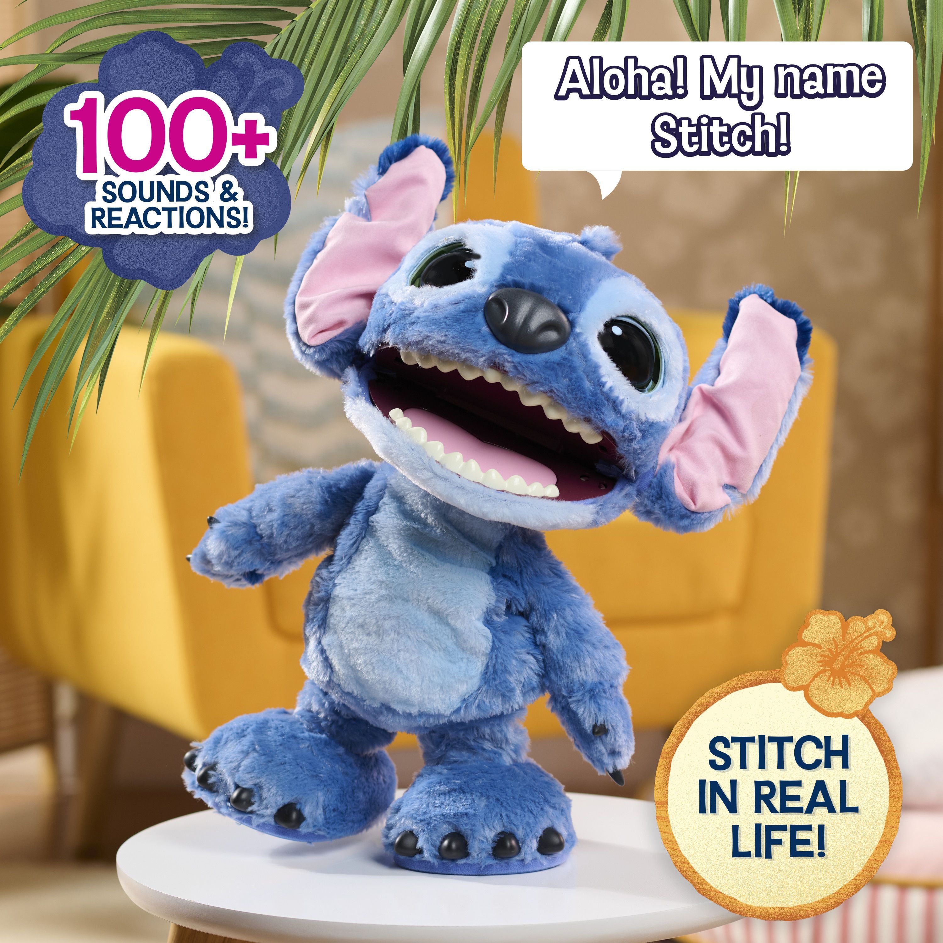 Peluche intéractive ultimate - STITCH - Live action - 23 cm - Dès 5 ans