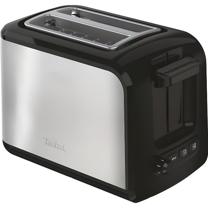 Grille-pain - Tefal - Express - 2 tranches - Noir - Inox - 850 W