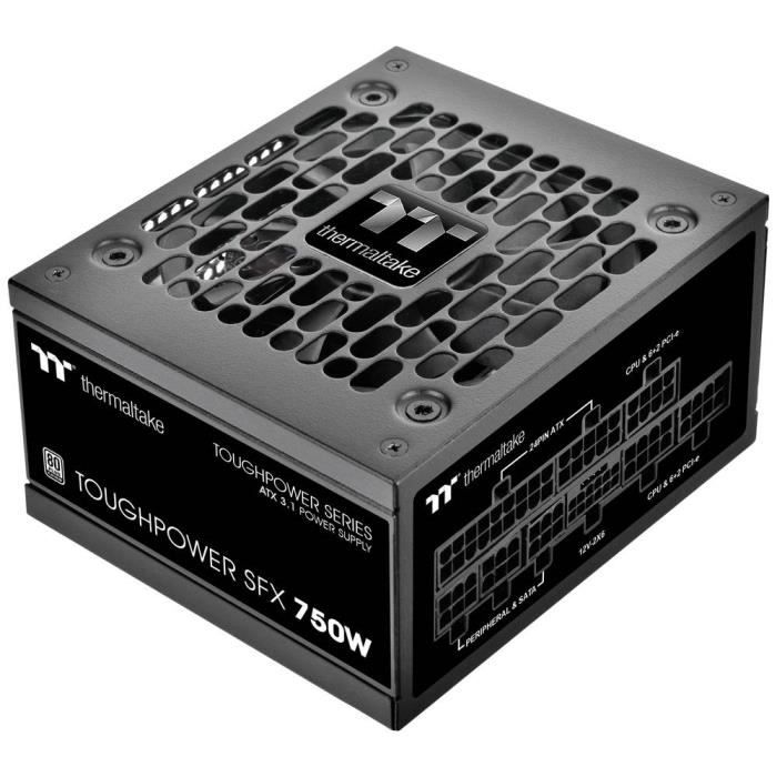 Alimentation PC - THERMALTAKE - Toughpower SFX - 750 W - 80PLUS® Platinum - Système de refroidissement inclus