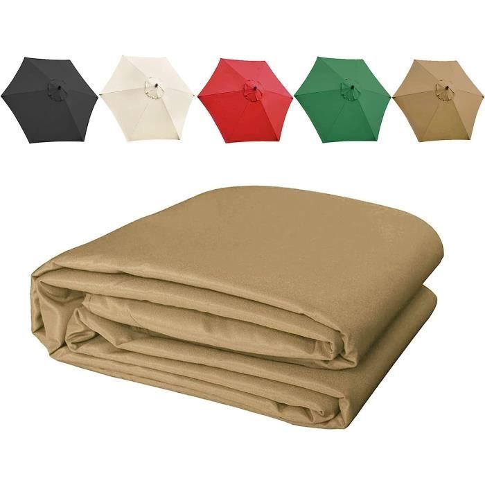 Bâche De Remplacement Pour Parasol Déporté 6 Baleines 8 Baleines,Toile