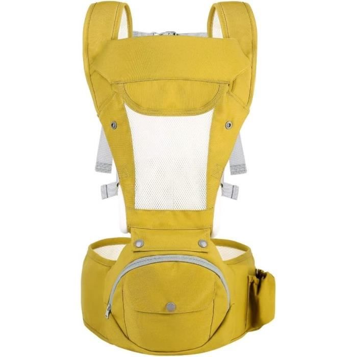 Porte-bébé Hanche Réglable En Maille Respirante - Pour Nouveau-nés Jusqu'à 20 Kg (3-36 Mois), Noir - 9