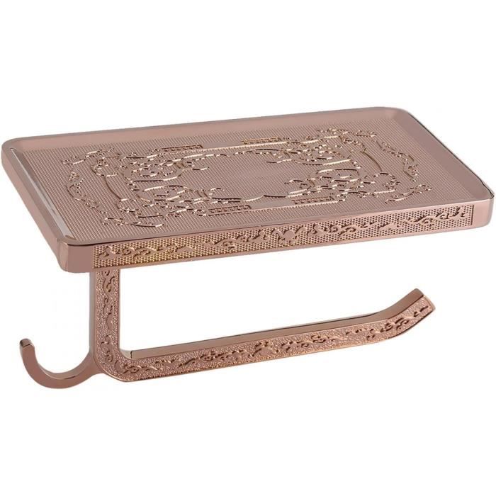 Porte-Papier Toilette Vintage Porte-Papier Mural Avec Étagère Porte