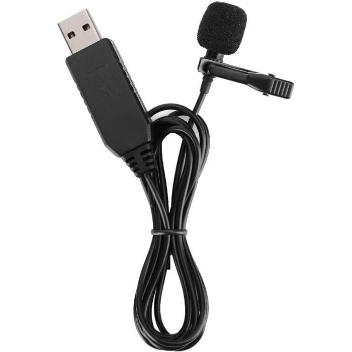 Petit Micro Mini Microphone À Pince Usb Multifonction Pour Chanter Pour Interviewer ...