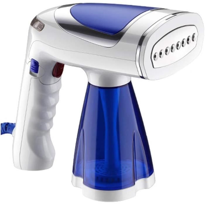 Défroisseur Vapeur 1200W - Mini Fer à Repasser Voyage - Chauffage Rapide 20s - Réservoir 150ml - Violet/Blanc