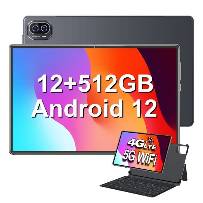 4G LTE Tablette Tactile 10 Pouces,Android 13 Tablette,Octa-Core,12 Go RAM +  128 Go ROM, 8MP + 13MP Caméras, 6000 mAh Batt - Cdiscount Informatique