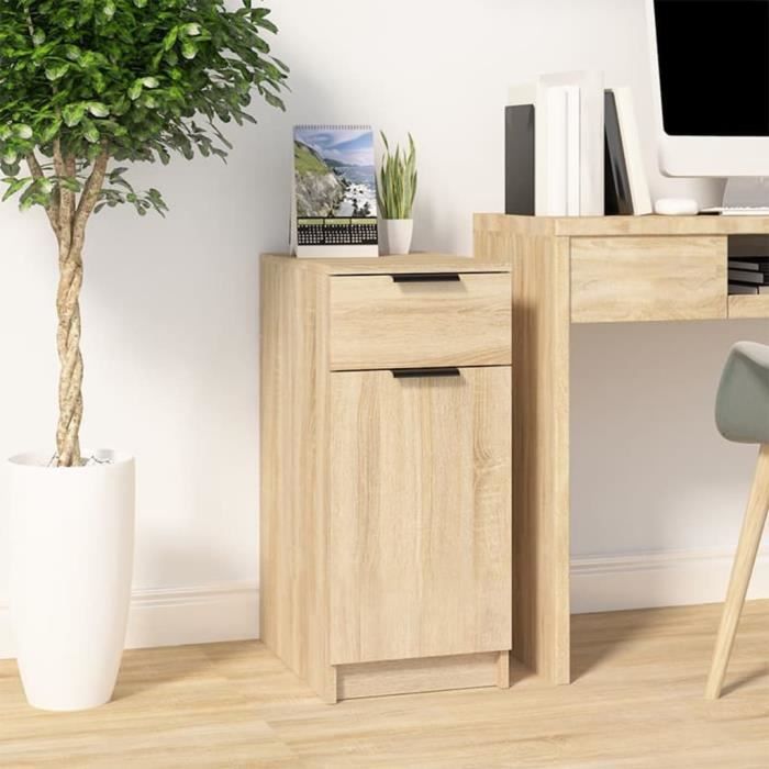 vidaXL Armoire de bureau Chêne sonoma 335x50x75 cm Bois dingénierie811505