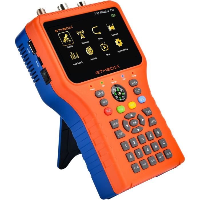 Schwaiger SF9003BT – Pointeur Satellite HD Numérique Avec Bluetooth Et Application Mobile Dédiée – Alignement Antenne Parfait En Quelques Secondes
