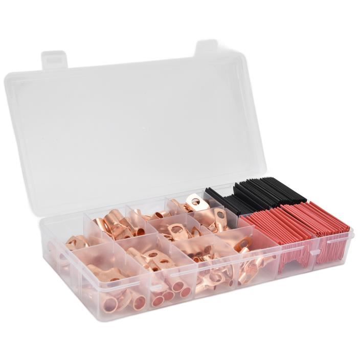 QUARKZMAN 15Pcs Embouts Thermorétractables 60mm ID x 80mm L 3:1 Ratio Embouts Thermorétractables avec Revêtement Étanche Adhésif pour Câbles Électriques, Noir