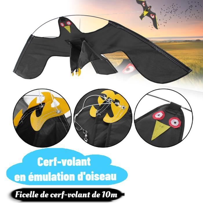Cerf-Volant Effaroucheur Anti-Oiseaux – Protection Efficace Pour Ferme, Jardin Et Cultures Avec Ficelle De 1,2 M