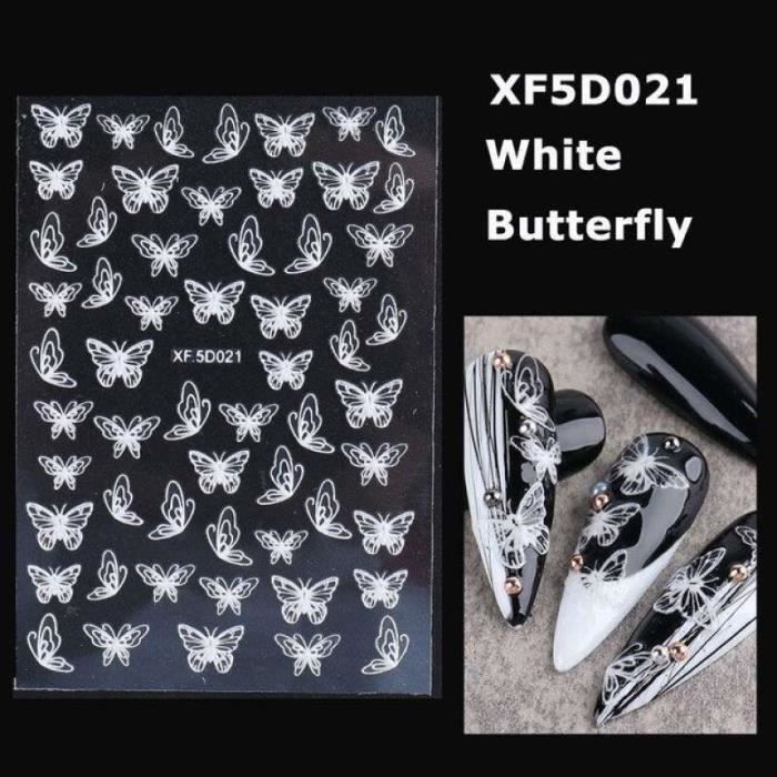 128 Autocollants Relief Pour Clavier - Rehausseurs De Touches Pour Ongles Longs, Avec Stylo Peinture Argent