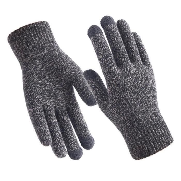 Gants chauds femme- nœud en mouton - velours de soie - gants tactiles  résistants au froid et au vent-Noir - Cdiscount Prêt-à-Porter