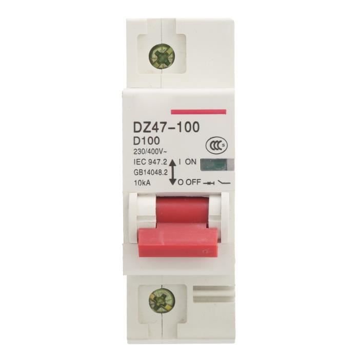 Disjoncteur Miniature DZ47-63 2P 400V – 25A/40A/50A/63A – Protection Solaire & DC Fiable
