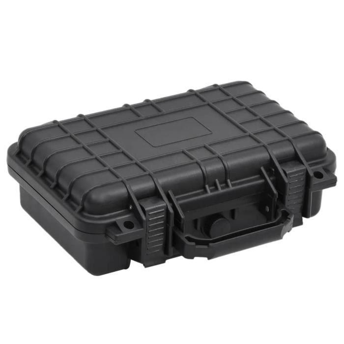 Mallette De Transport Rigide Noir 27x25x18 Cm - Protection Chocs Et Éclaboussures Pour Appareils Photo
