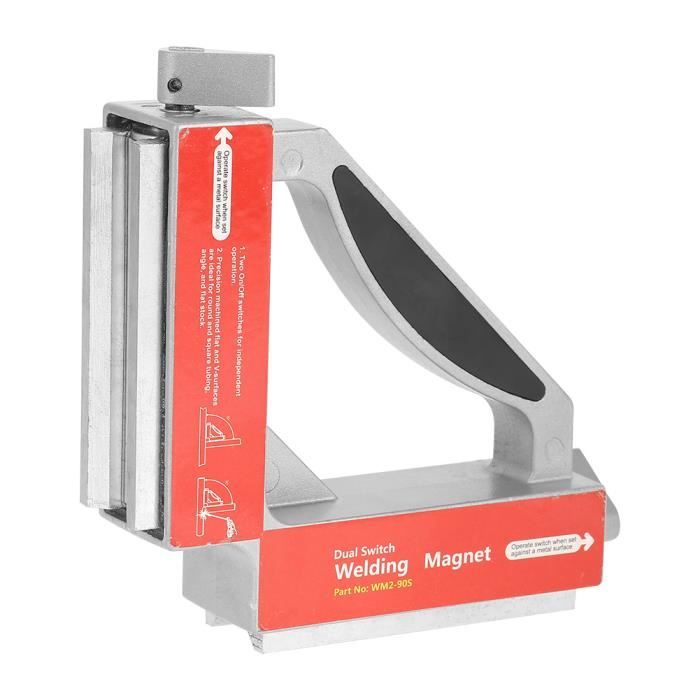 Porte-aimant De Soudage Avec Interrupteur ON/OFF - Fixation à 45° Et 90°, Force Magnétique Puissante