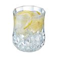 6 verres à eau vintage 23cl Longchamp - Cristal d'Arques - Verre ultra transparent au design vintage Cristal Look-1