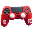 Housse de protection Rouge en silicone pour manette PS4 Slim-1
