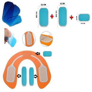 Appareil dentra/înement Musculaire Gel Training Feuilles de Remplacement en Gel pour l/électrostimulateur Musculaire Abdominal Gobbuy 30 pi/èces de Gel EMS
