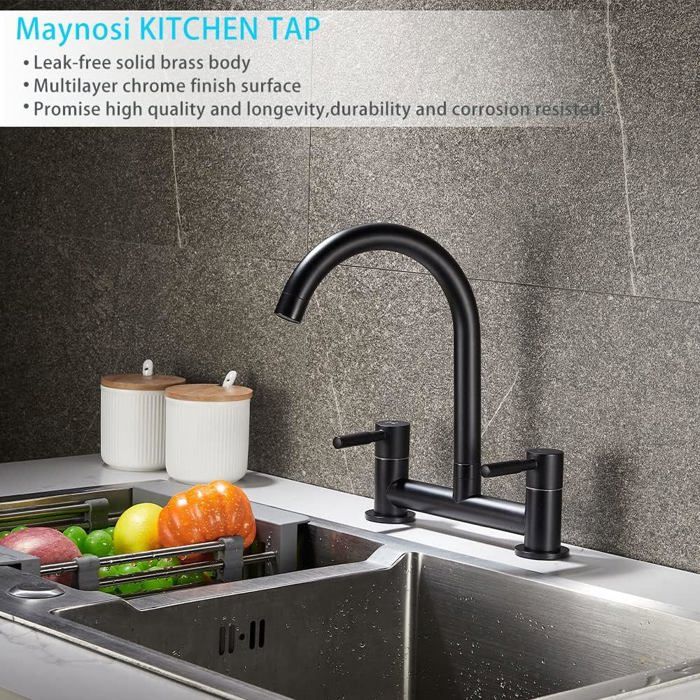 Mélangeur Pour évier De Cuisine Avec Bec Potence Vieux Bronze CHAMBORD Cristina Ondyna Ch13092 8015385282998