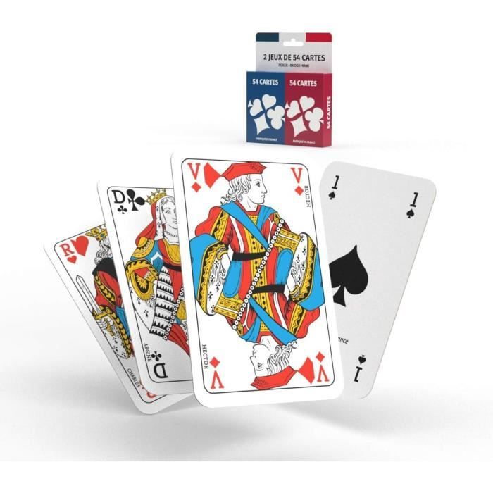 Coffret à Jeux De Cartes Ancien La Ducale – Bridge, Tarot, Poker, Avec Tapis