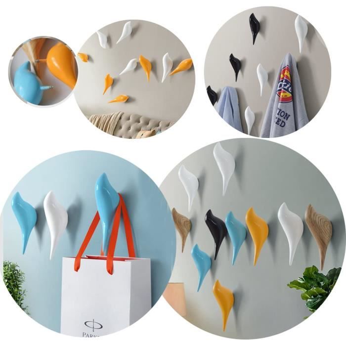 Porte manteau mural design moderne fixation murale portemanteaux pour