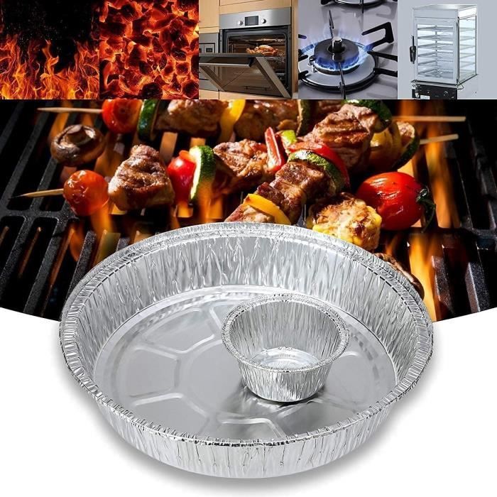 Olymajy barquette aluminium avec couvercle, 25PCS 670ml barquette aluminium  avec couvercle transparent, récipients alimentaires en aluminium pour la  cuisson, le rôtissage et la cuisson : : Cuisine et Maison