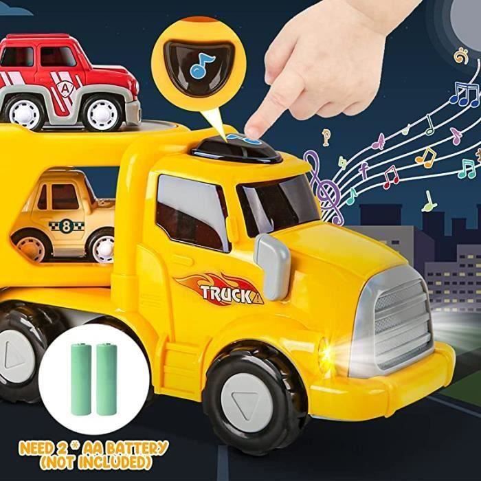 Camion transporteur sons et lumières avec figurine T-Rex Invincible Heroes : King Jouet Belgique Camion transporteur sons et lumières avec figurine T-Rex Invincible Heroes : King Jouet Belgique
