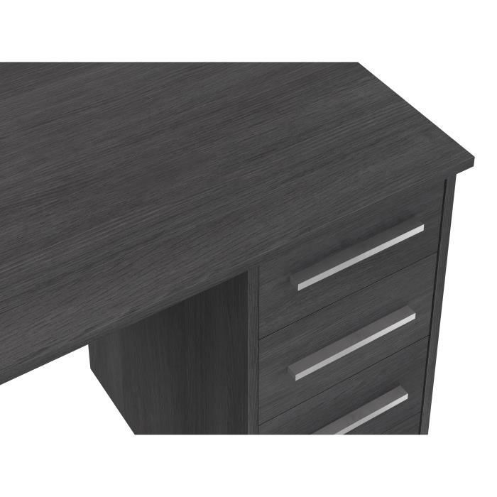 Bureau voiture en métal gris foncé Tata | Leroy Merlin