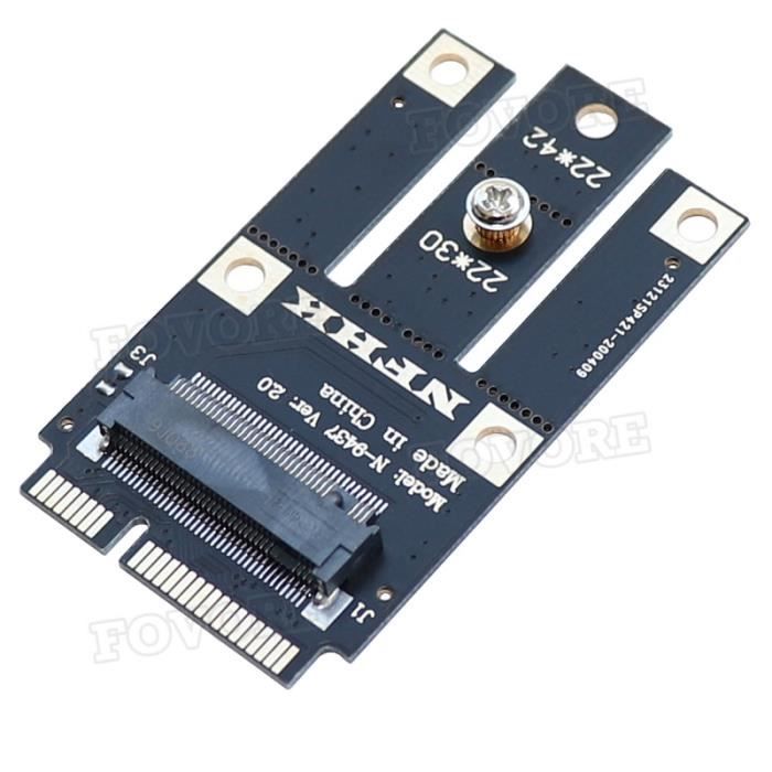 LeHang Mini Adattatore da PCI-E a M.2 (NGFF) M Adattatore con Slot per Scheda SIM per modulo WiFi/WWAN/LTE LeHang Mini Adattatore da PCI-E a M.2 (NGFF) M Adattatore con Slot per Scheda SIM per modulo WiFi/WWAN/LTE